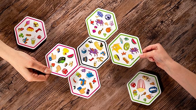 Spot It! Connect - Fast-Paced Team Matching Game, Quick Reflexes! Fun for Game Night with Family and Friends, Great for Kids & Adults, Ages 8+, 2-8 Players, 15 Minute Playtime, Made by Zygomatic