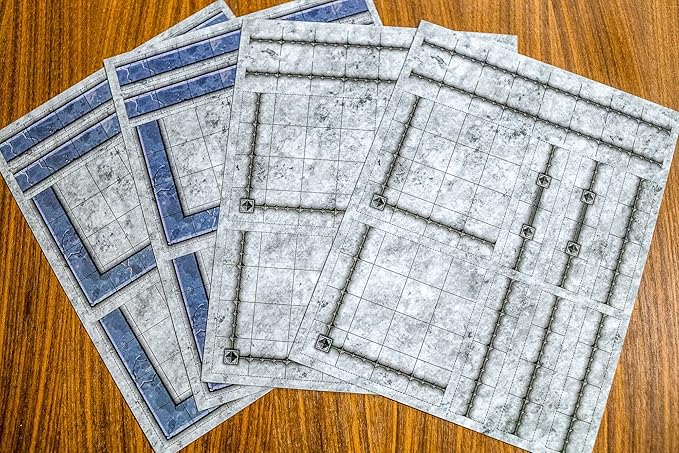 DUNGEON CRAFT: Walls Pack 2D Terrain Set ttrpg