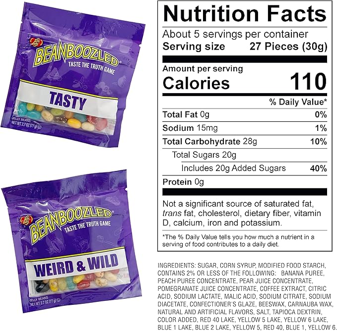 Jelly Belly BeanBoozled – Taste the Truth Family Board Game