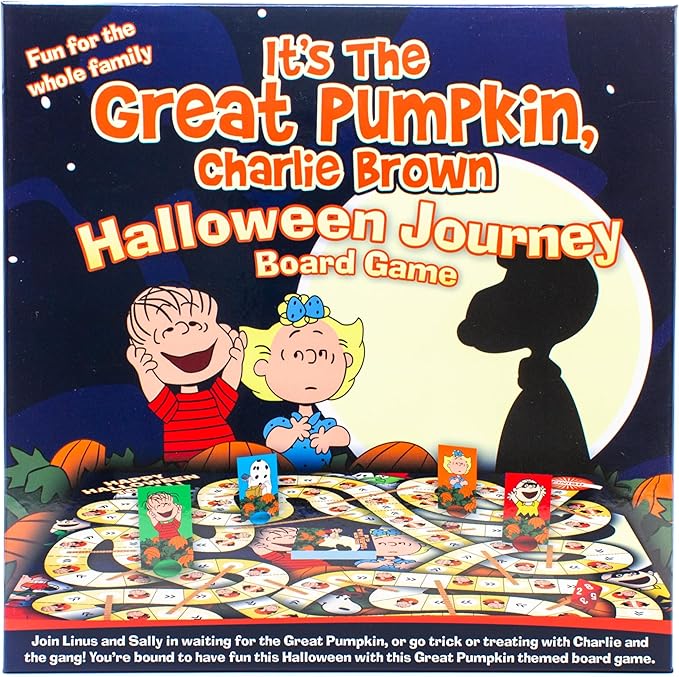 AQUARIUS Peanuts Great Pumpkin Board Game - Peanuts Themed Board Game - Fun Family Holiday Gift for Kids & Adults - Officially Licensed Peanuts Comics & Show Merchandise & Collectibles