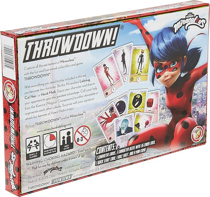 Action Lab Miraculous Throwdown Card Game for 72 months to 1188 months