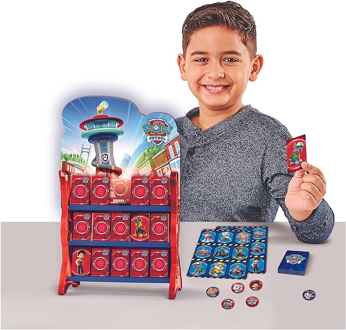 Spin Master Games PAW Patrol, Games HQ Board Games for Kids Checkers Tic Tac Toe Memory Match Bingo Go Fish Card Games PAW Patrol Toys, for Preschoolers Ages 4 and up