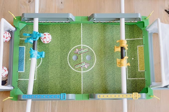 Buffalo Games - Flip Kick Soccer - Fast Paced Dexterity Game - Spinning Soccer Head to Head - Great for Family Game Night - Ages 5 and Up