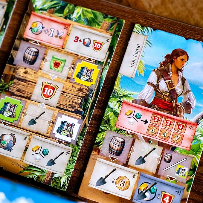 Pirates of Maracaibo Strategy Board Game, Sail The Caribbean, Upgrade Your Ship, 1-4 Players, Ages 14+