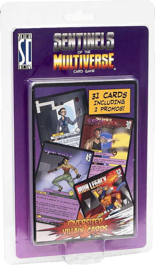 Greater Than Games Sentinels of The Multiverse: Oversized Villain Character Cards Game