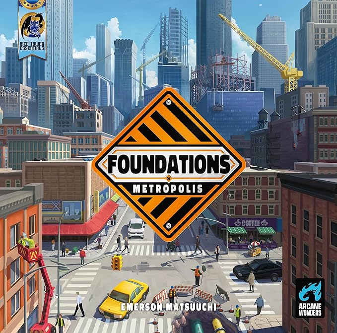 Foundations of Metropolis - Strategy Board Game - for 1 to 4 Players and Ages 14+