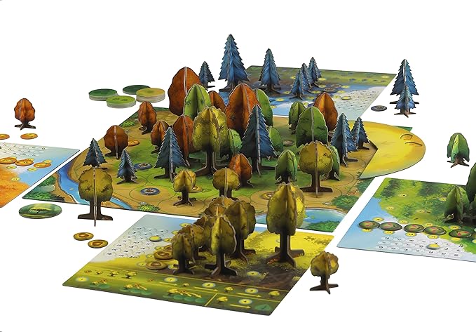Tabletop Strategy Game, for Kids Teens Adult and Young Botanists, Family Board Game Nights, 2 to 4 Players, Harvest Light, Grow Trees, Photosynthesis by Blue Orange Games