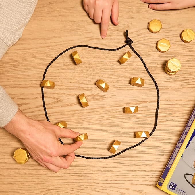 Kollide by Relatable, Exciting Magnetic Game for Family Game Night, Fun 2 Player Games for Kids, Includes 1 Rope, 20 Magnets & Carrying Bag