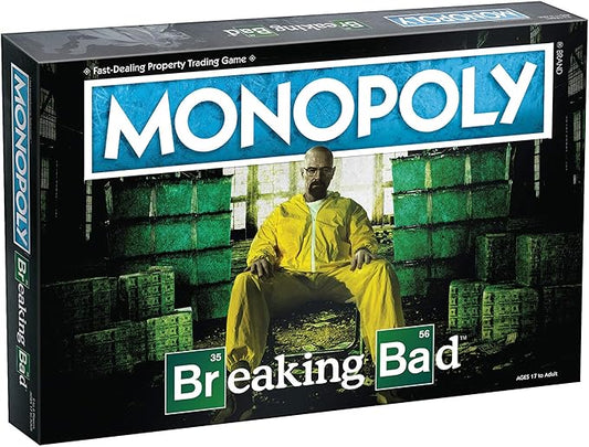 Monopoly Breaking Bad | Based on AMC's Breaking Bad Show | Collectible Monopoly Game Featuring Familiar Locations and Iconic Moments