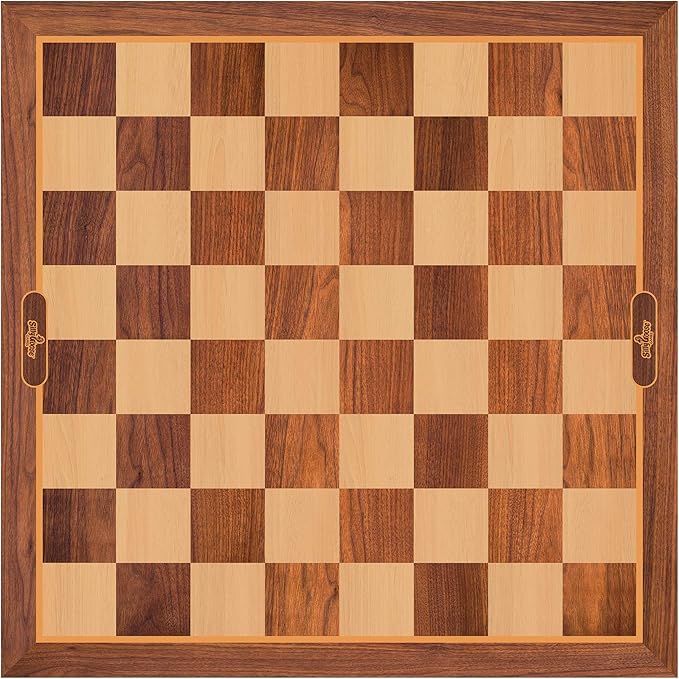 Silly Goose Chess Game, Cardboard Folding Chess Set with Plastic Chess Pieces, Board Games