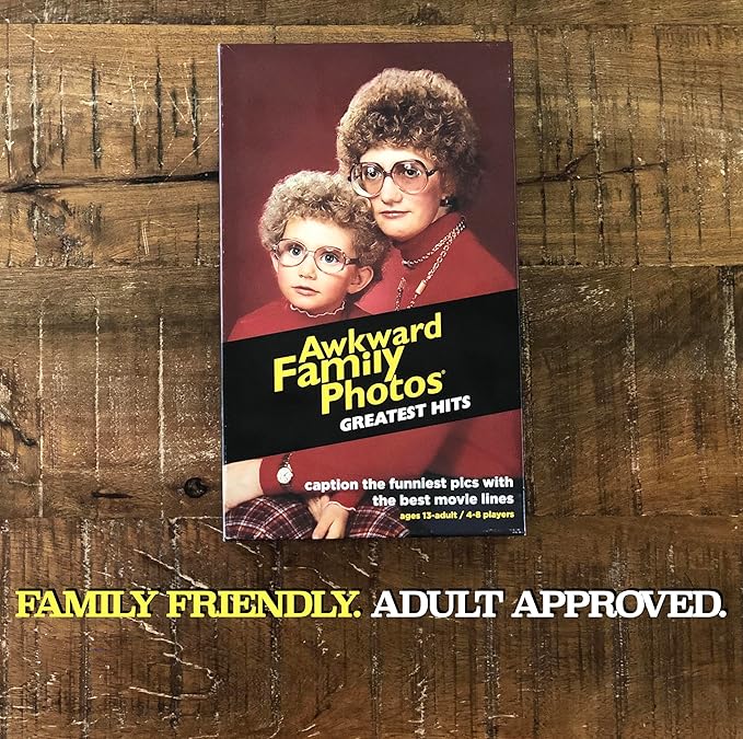 Awkward Family Photos Greatest Hits - Caption Hilarious Pics with Memorable Movie Lines, Best of Original & Vol 2, plus New Pics & Movie Lines, Age 13 & Up, Better Cards, Bigger Images & A Card Box
