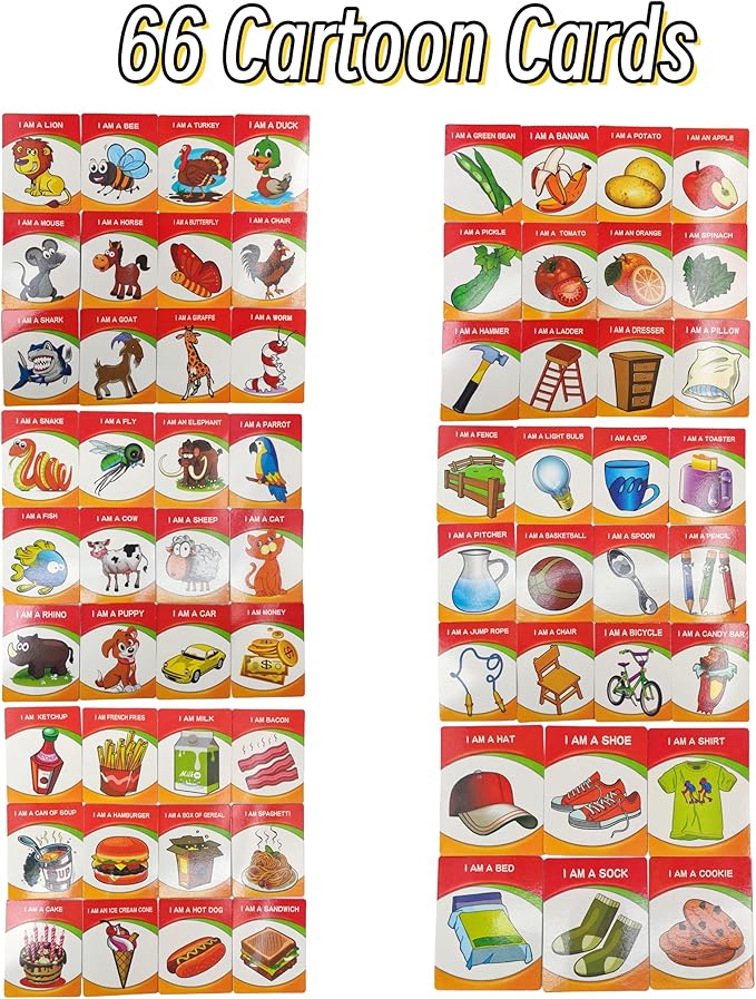 Guess Who Game for Kids,Who Am I Game for 2-6 Players Board Game