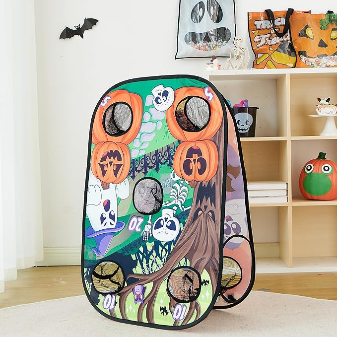 JOYIN Halloween Toss Game Board with Bean Bag for Kids Outdoor Toys, Halloween Party Favor, Beach Yard Outdoor Activities, Family Party Supplies，Camping Outside Play Toy