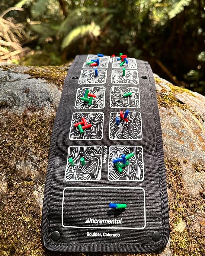 Incremental MagBoard: Cribbage and Mancala Magnetic Rollable Travel Game