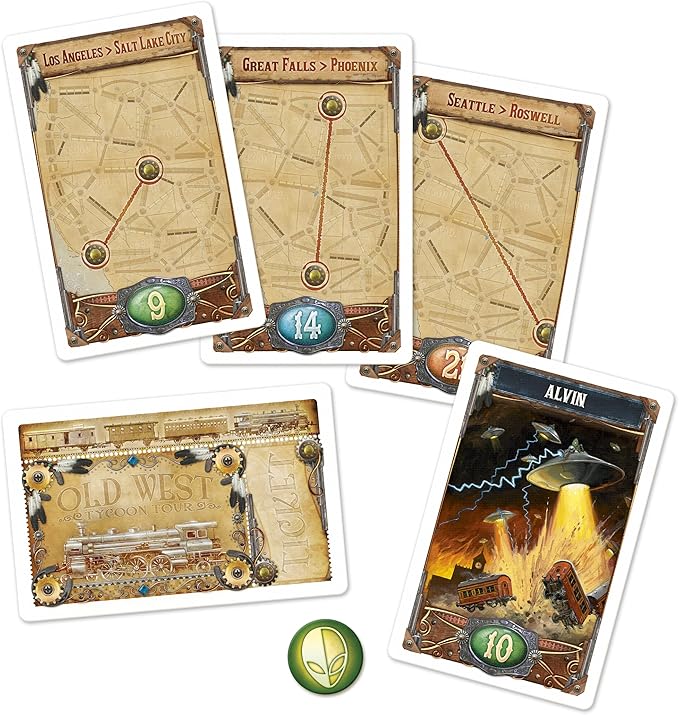 Ticket to Ride France + Old West Board Game EXPANSION - Train Route Strategy Game, Fun Family Game for Kids & Adults, Ages 8+, 2-6 Players, 30-60 Minute Playtime, Made by Days of Wonder