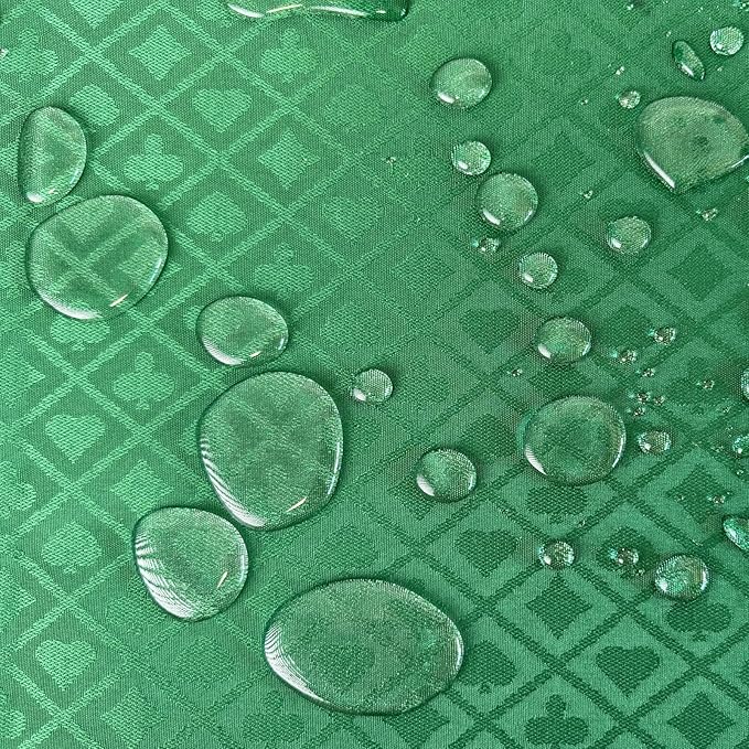 Speed Cloth Poker Table Fabric - 108X60 Inch Section of Casino Card Game Table Felt Top Cover Accessories - Green