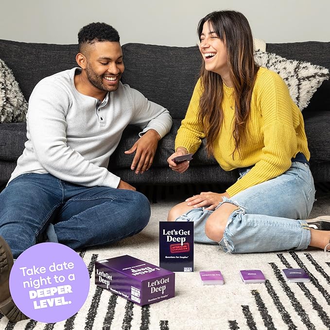 WHAT DO YOU MEME? Let's Get Deep: After Dark Expansion Pack by Relatable, Designed to Add on to The Let's Get Deep Core Game, Great for Couples Gifts, Wedding Registry Gifts, Includes 150 Cards