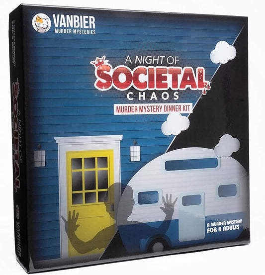 A Night of Societal Chaos, A Louisiana-Themed Murder Mystery Dinner Party Game for 8 Adult Players