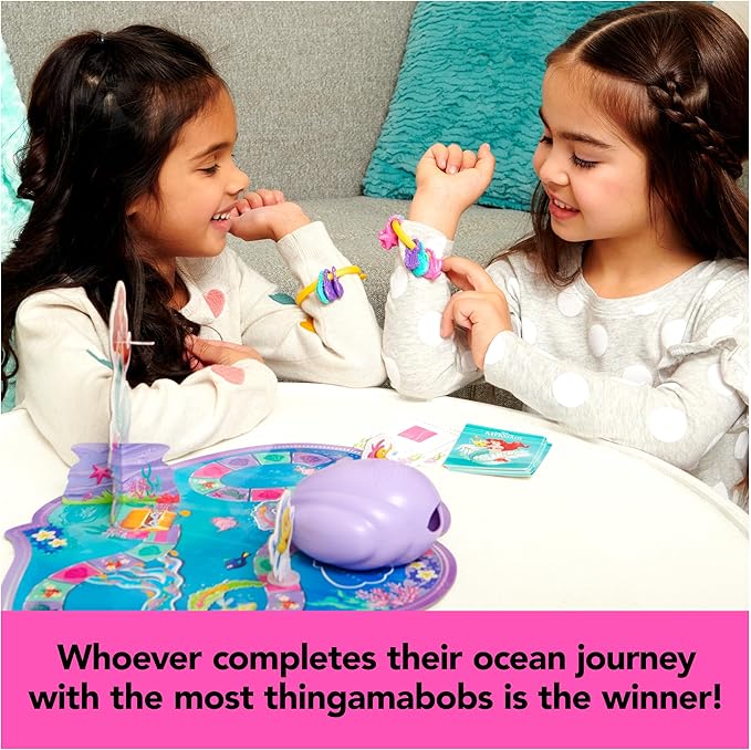 Spin Master Games, Disney Princess, Little Mermaid Charming Sea Adventure Game, Disney Princess Toys for Kids, 2-4 Players, for Ages 4+