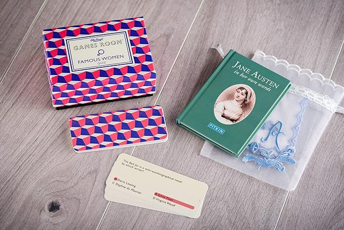 Ridley’s Famous Women Trivia Card Game – Trivia Games for Adults and Kids – 2+ Players – Includes 140 Unique Question Cards – Fun Quiz Cards That Make a Great Gift