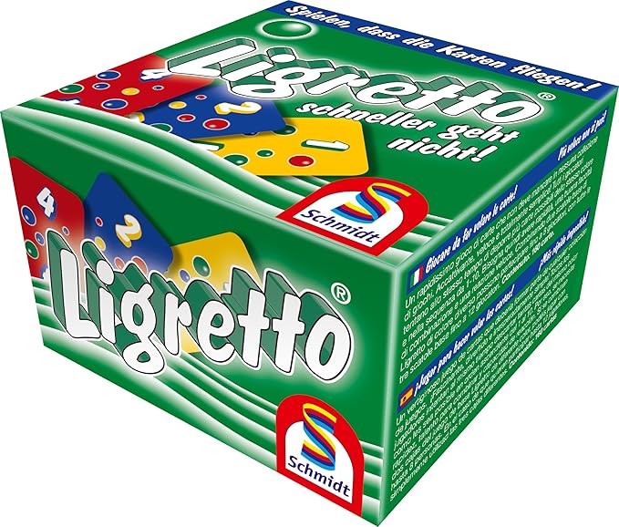 Schmidt Spiele 1201 Green Ligretto Card Game for 8 years to 18 years