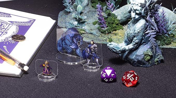 Arcknight Flat Plastic Miniatures: Pirates; 62 Unique High Seas-Themed Minis for DND 5e and Pathfinder; Affordable, Skinny Figurines for Dungeons and Dragons and Other Tabletop RPG Games