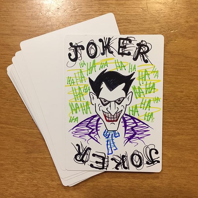 Apostrophe Games Blank Cards - Poker Size Uncoated (2.5" x 3.5"), 180 Flash & Board Game Cards