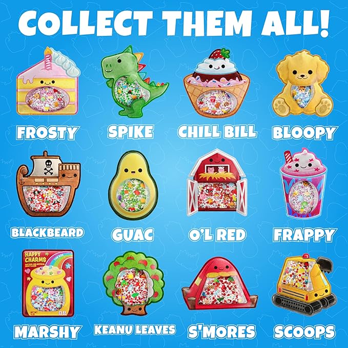 BIZYBOO - The Original Seek & Find Plush - Hidden Object Search Problem Solving Educational Matching Game for Kids 2 and Up (Smores)