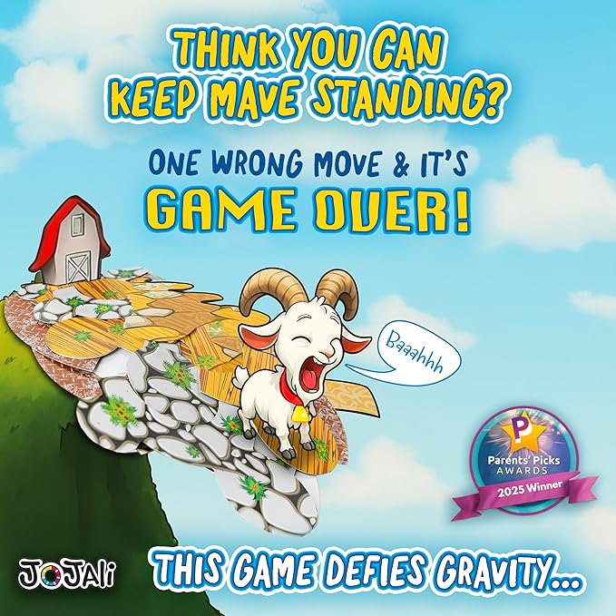 How Brave is Mave? - Never seen Before - Build Off The Edge of a Table - Laugh, Stack, and Topple - Competitive Game for Kids and Adults - Exciting Family Night Board Game