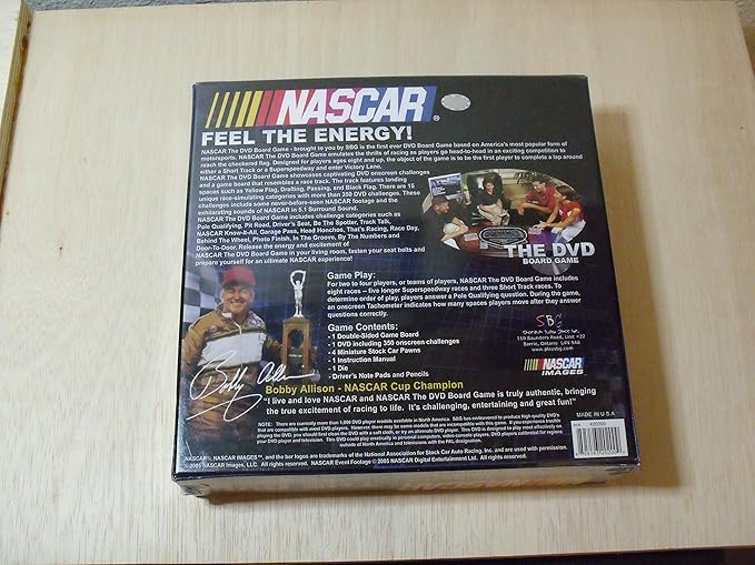 NASCAR DVD Board Game