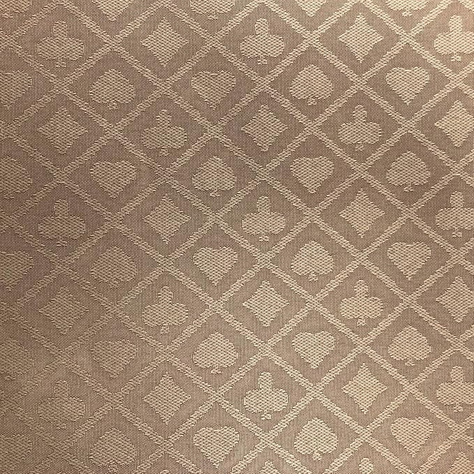 Speed Cloth Poker Table Fabric - 108X60 Inch Section of Casino Card Game Table Felt Top Cover Accessories - Gold