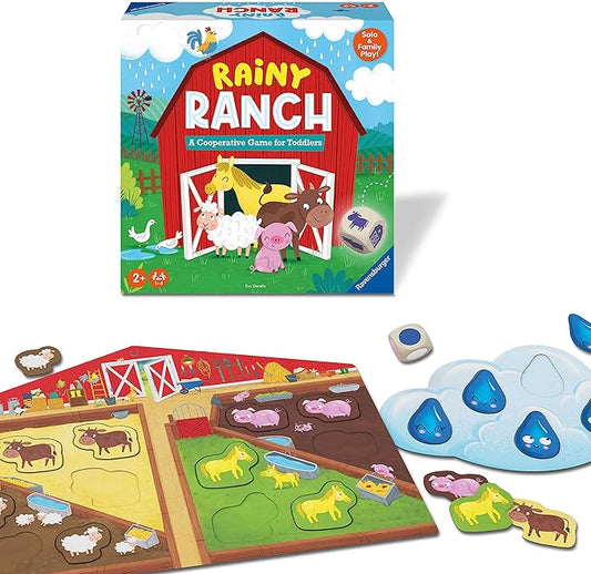 Ravensburger Rainy Ranch - Engaging Cooperative Game for Toddlers | Skill Development | Flexibility for Growing Minds | Stimulates Imagination