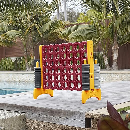 ECR4Kids Jumbo 4-To-Score, Giant Game, Cardinal, Gold, 1