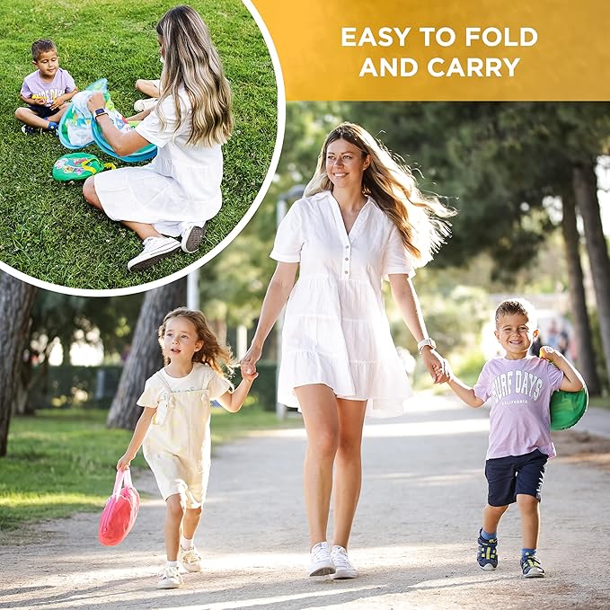 Chuchik Dinosaur/Unicorn 5in1 Animal Bean Bag Toss Game Toy Outdoor Games for Kids, Gift for 3 Year Old Boy Toys Birthday, Outside Toys for Toddlers 2-4 3-5 4-6 Cornhole Ring Yard Games for Kids
