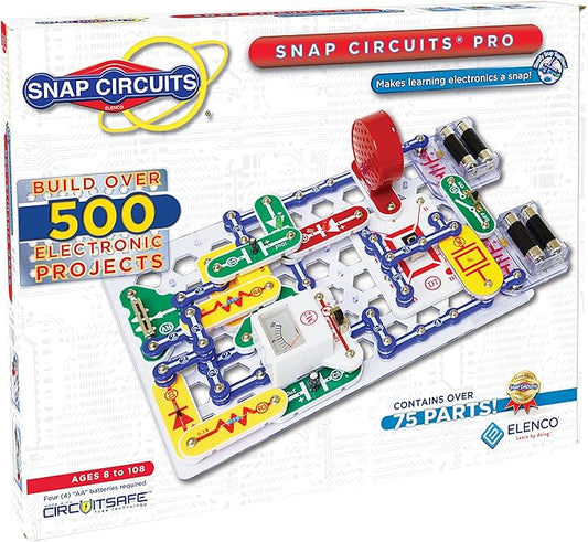 Elenco Snap Circuits Pro 500-in-1 Electronics Exploration Kit (EE-SC500)