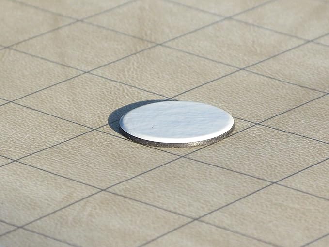 Value Pack of 24 - Dry Erase - Reusable - Blank 1" Circle Board Game Chits Tiles Counters Markers DIY D&D