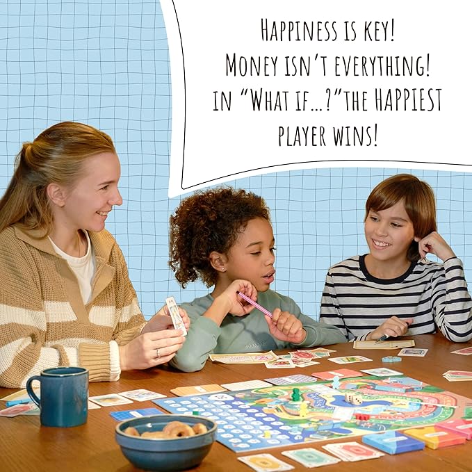 What if…? Choose The Life of Your Dreams | Family Board Game | Board Game for Kids and Parents | Adventure Board Game | Ages 8+ | for 2 to 4 Players | Average Playtime 30-60 Minutes