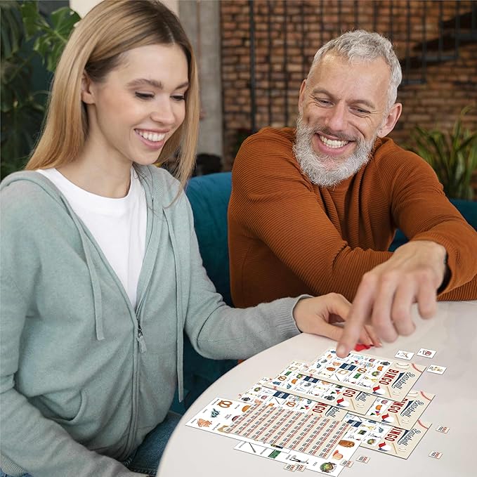 Baseball Bingo Card Game, Baseball Bingo Game for Adults, Sports Party Supplies, Favors, Baseball Party Decorations, Gift – 24 Players Bingo Game, C06