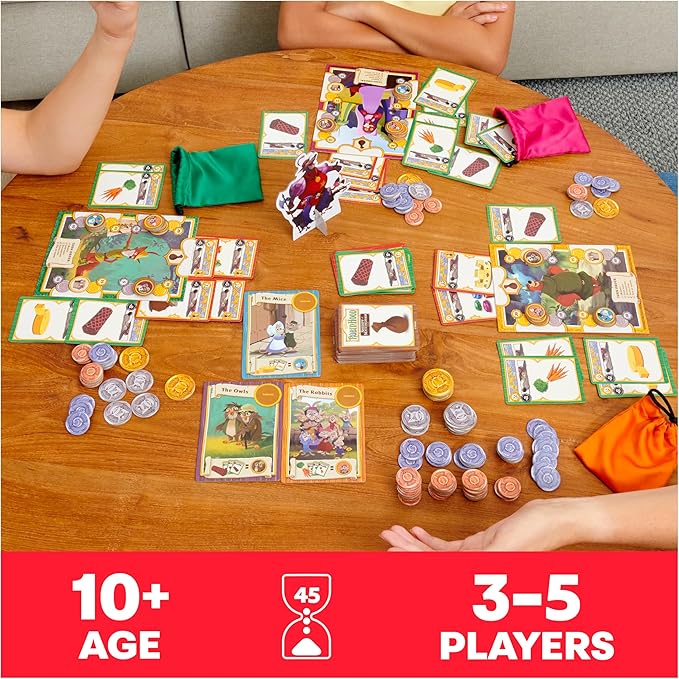 Disney Robin Hood Sheriff of Nottingham Game, Family Board Games, Disney Gifts, Board Games for Family Night, for Adults & Kids Ages 10 and up