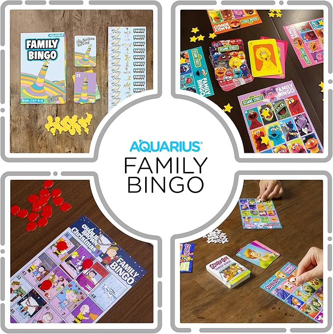 AQUARIUS Oh, The Places You'll Go! Family Bingo Game - Fun Family Party Game for Kids, Teens & Adults - Entertaining Game Night Gift - Officially Licensed Merchandise