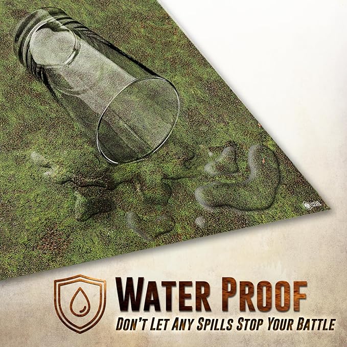 Battle Game Mat for DND - [48" x 72"] Wargaming Tabletop Map - Gaming Board for Warhammer 40k, Dungeons and Dragons, Wargame RPG - Vinyl Gaming Jungle Terrain