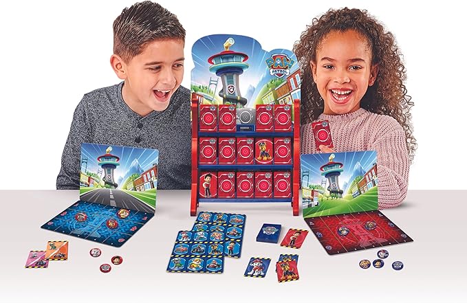 PAW Patrol, Games HQ Board Games for Kids Checkers Tic Tac Toe Memory Match Bingo Go Fish Card Games PAW Patrol Toys, for Preschoolers Ages 4 and up