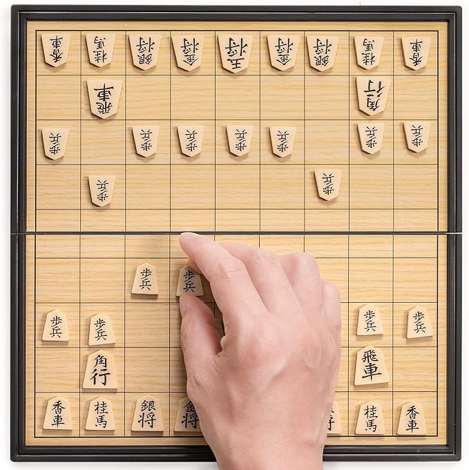 Yellow Mountain Imports Shogi Japanese Chess Magnetic Travel Game Set - 9.75-Inch