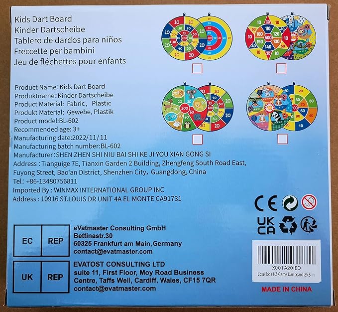 Large Kid Safety Toss Game Game, Family Party Party Supplies for Kids, Gift for Boys Birthday or Christmas for 3 4 5 6 7 8 9 10 11 12 Year Old Boy Girl Adult Birthday