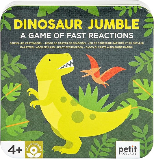 Petit Collage Jumble Card Game Dinosaur