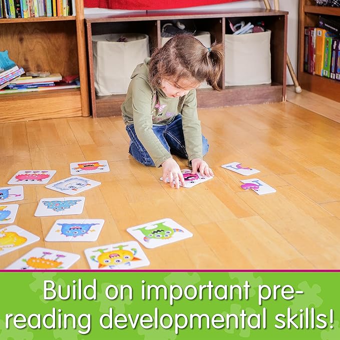 The Learning Journey: My First Match It - Monster Match - Puzzle Games for Toddlers - 15 Self-Correcting Matching Picture Game - Award Winning Toys