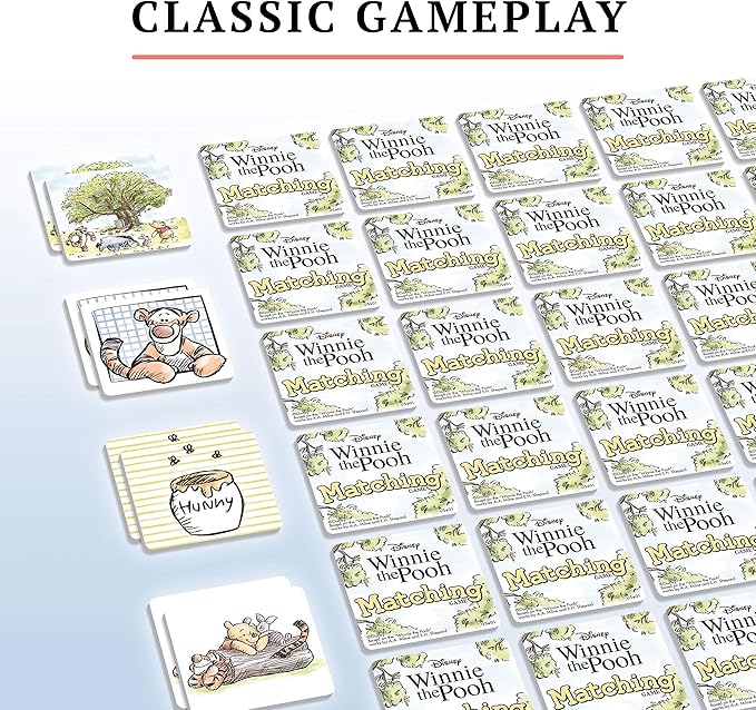 Wonder Forge Disney Winnie the Pooh Matching Game for Girls & Boys