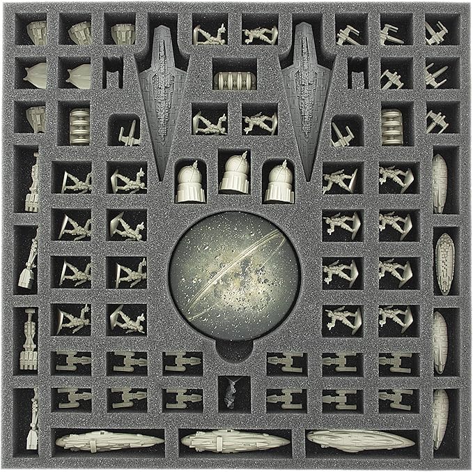 Feldherr Foam Tray Value Set Compatible with The Star Wars Rebellion Board Game Box