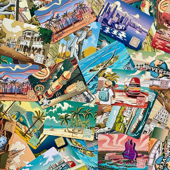 Memory Matching Card Game - Florida Landmarks – Fun & Educational Family Concentration Game for Kids, Adults & Seniors – Travel Pack