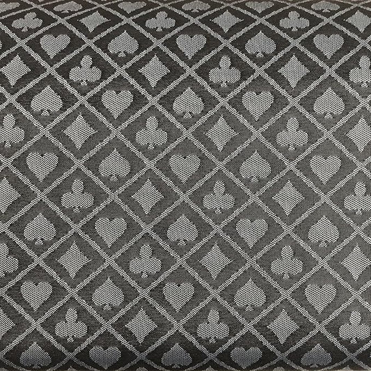 Speed Cloth Poker Table Fabric - 108X60 Inch Section of Suited Casino Card Game Table Felt Top Cover - Gray
